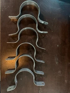 Correa de conducto de 2 orificios de 2" para conducto EMT acero galvanizado lote x6 piezas TS906-1 - Imagen 1 de 6