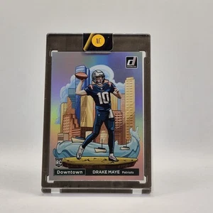 2024 Panini Donruss Drake Maye Downtown RC SSP #13 Patriots Rookie Regular Size - Bild 1 von 7