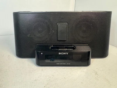 Sony ICF-C1iP Dream Machine AM/FM iPod Reproductor MP3 Reloj Radio Negro - Probado Foto 1 de 4