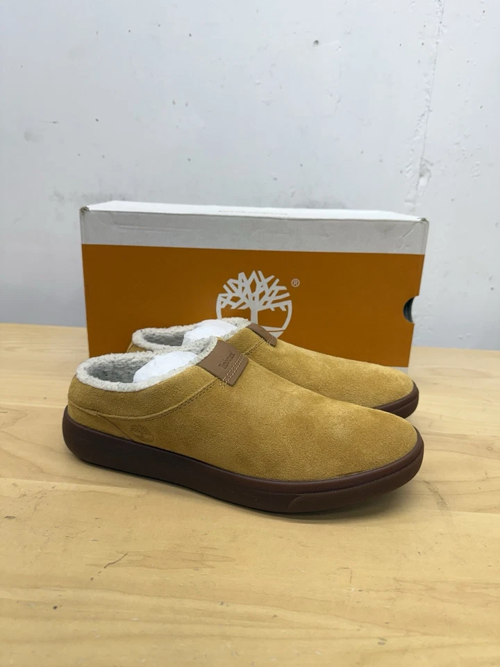Timberland Men's Ashwood Park Slipper Comfort, Warmth Non-Slip Wheat Suede Sz 9 - Image 1 of 4