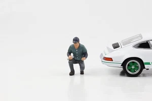 1:24 Figura Meccanico Auto Lucas Hocke Strumenti American Diorama Figure - Picture 1 of 3