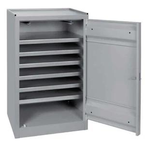 Armadio in ferro a 6 piani con un'anta e serratura cm60x45x100h armadietto porta - Foto 1 di 2