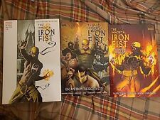 Immortal Iron Fist Omnibus 1st print (2009) + iron fist premiere hardcover 4, 5