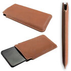 caseroxx Business-Line Case for HTC Wildfire X in brown made of faux leather