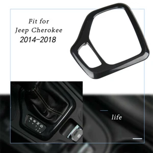 Para Jeep Cherokee 2014-2018 accesorios interiores negros marco central de engranaje - Imagen 1 de 6