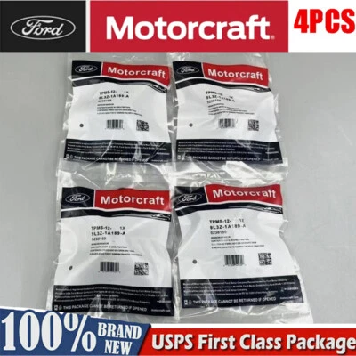 4PCS 9L3Z-1A189-A Genuine Motorcraft TIRE PRESSURE MONITORING SENSOR OEM TPMS-12 Foto 1 de 4