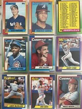 1990 TOPPS Baseball Cards.   # 251-500.  You Pick to Complete Your Set.