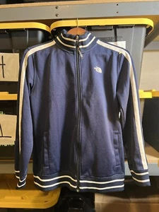 The North Face Jacket Navy Blue with Off-White Strips XL  A5series - Picture 1 of 13