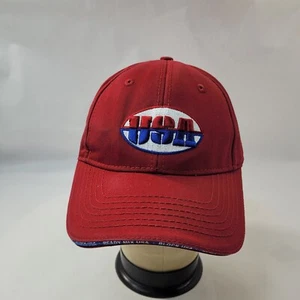 Gorra de béisbol bordada de EE. UU. para hombre con tirantes roja talla única - Imagen 1 de 10