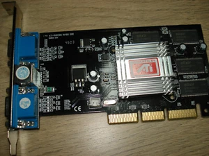 ATI-RADEON RV100 VE AGP 64MB DDR TV Grafikkarte - Bild 1 von 3
