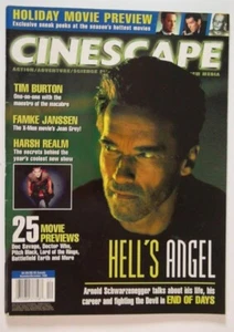 Cinescape Mag Nov/Dec 1999 Arnold Schwarzenegger Tim Burton Harsh Realm 8819 - Picture 1 of 7