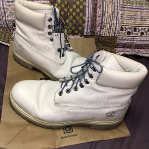 white tims boots
