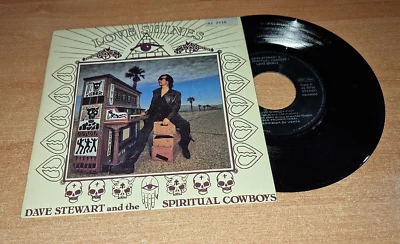 DAVE STEWART Love shines EURYTHMICS 7" SPAIN PROMO SINGLE VINYL ULTRA RARE 1990 - Image 1 of 3