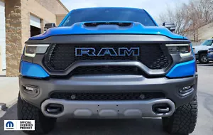 Fits 2021-2024 Ram Trx Grille Ram Emblem Overlay Decal Vinyl Stickers - Picture 1 of 6