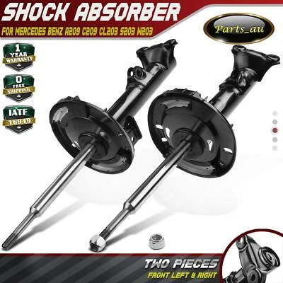 2x Front Left & Right Shock Struts for Mercedes Benz A209 C209 CL203 S203 W203 - image 1 of 4