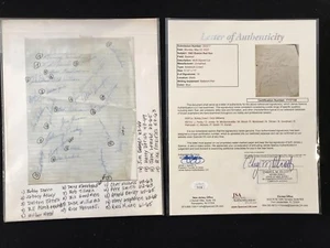 Multi Signed Autographed Cut 1963 Boston Red Sox Doerr, D. Williams, Pesky more - Picture 1 of 4