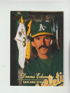 1994 Donruss Studio #1 Eckersley card, St. Louis Cardinals HOF