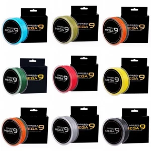 DORISEA MEGA 9 Strand 100M 300M pe Braided Fishing Line Power Round Braid Pro - Picture 1 of 19