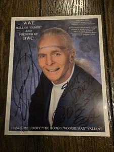 Jimmy Valiant 8x10 Photo Memphis Wrestling Photo. Autographed Original - Picture 1 of 2