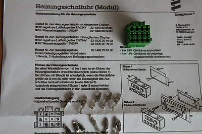 Gehause Kabelbaum  Webasto Eberspächer Thermo Top ,connector, Stecker Moduluhr - Image 1 of 2