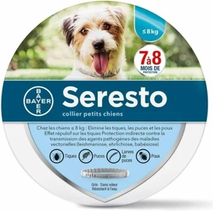 Seresto Bayer CANE inferiore a 8 kg ⇢ Collare Antiparassitario per CANI Medio IT - Foto 1 di 6