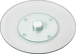 Tempered Glass Lazy Susan Case of 96 Items - Picture 1 of 7