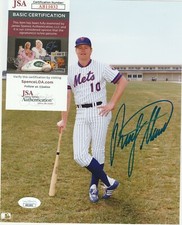 RUSTY STAUB SIGNED 8X10 PHOTO #10 NEW YORK METS 6x ALL STAR FAN FAVORITE JSA COA