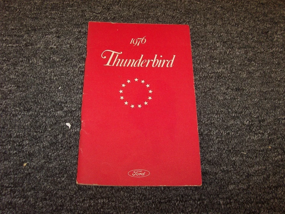 Ford Thunderbird 1976 cupé original dueño operador guía del usuario manual V8 Foto 1 de 1