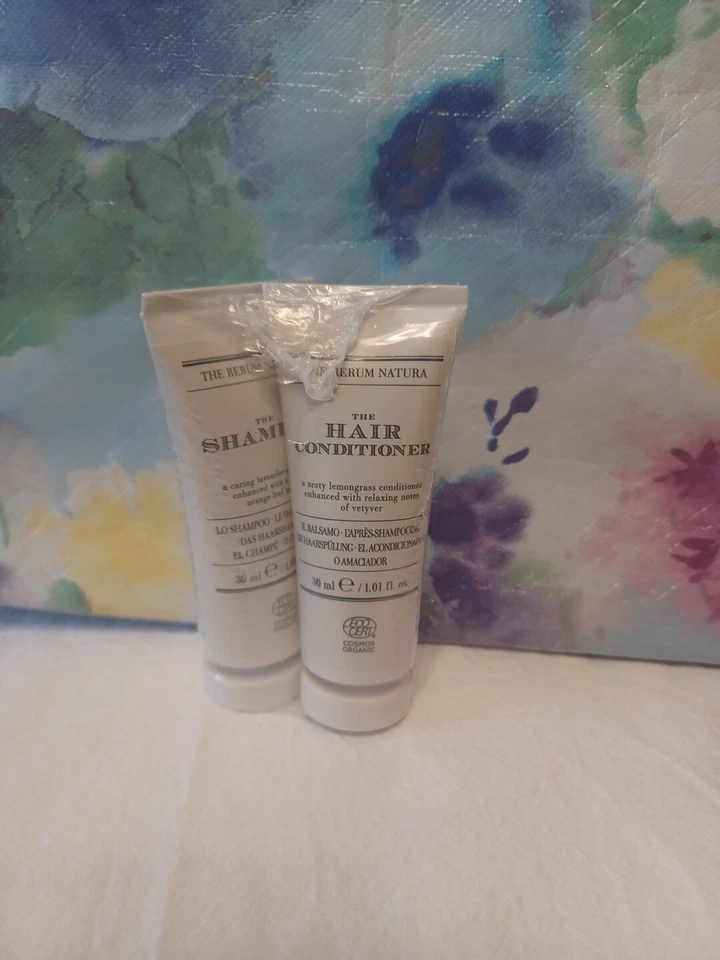 Дорожный набор Rerum Natura: шампунь 30 мл и кондиционер для волос, 30 мл. - Изображение 1 из 2
