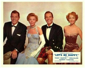 Lets Be Happy Lobby Card Tony Martin Vera Ellen Robert Flemyng Zena Marshall