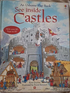 An Usborne Flap Books See Inside Castles, With Over 50 Flaps To Lift, English - Picture 1 of 9