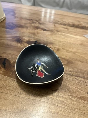 Ruscha Schale klein Reiher 50er 60er  MCM Keramik Design DY signiert vintage WGP - Bild 1 von 4