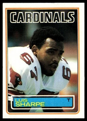 1983 Topps Luis Sharpe Rookie St. Louis Cardinals #161 - Image 1 of 2