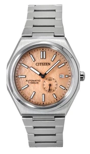 Citizen Zenshin Super Titanium Orange Dial Automatik NJ0180-80Z 100M Herrenuhr - Bild 1 von 4