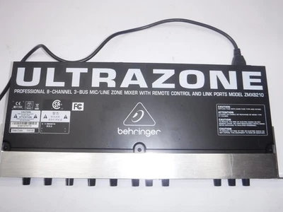 BEHRINGER ULTRAZONE ZMX8210 PROFFESIONAL MIXER T13 F8 - Image 1 of 4