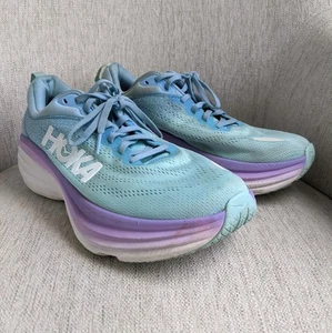 Hoka One One Bondi 8 Blue Ocean Damen-Laufschuhe Größe 9,5 D WEITE 1127954  - Bild 1 von 15