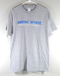 Camiseta Emitida por el Equipo de Voleibol Playa Boise State Broncos Gris Jaspeado Nueva XL - Imagen 1 de 2