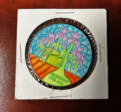 Geocaching Geocoin Club 2006 April - Activated & Trackable - Vintage - Image 1 of 2