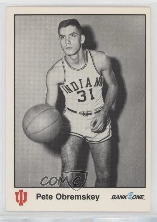 1986 Bank One Indiana Hoosiers Greats I Pete Obremskey #3 - Image 1 of 2