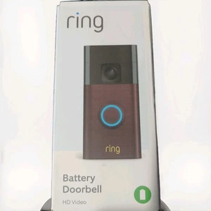Ring - Battery Doorbell Smart Wifi Video Doorbell - Battery-Powered with Head... - Picture 1 of 4