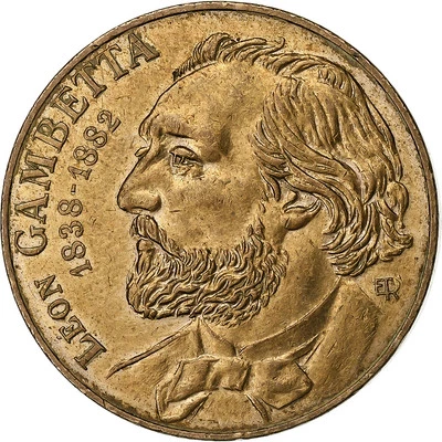 [#1049744] France, 10 Francs, Gambetta, 1982, Paris, Nickel-Bronze, AU, Gadoury: - Image 1 of 2