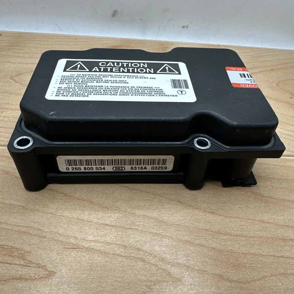 2007-2009 Toyota Camry ABS módulo de controle de freio antibloqueio 0 265 800 534 - Imagem 1 de 3