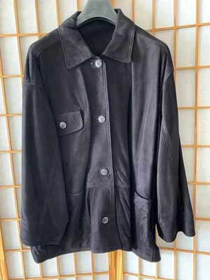 CHAQUETA COACH ORIGINAL MUJER SUAVE SUADE MARRÓN CHOCOLATE L Foto 1 de 4