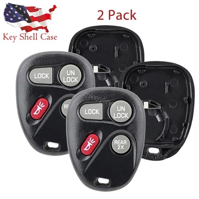 2 Para 1996 1997 1998 1999 2000 2001 2002 Pontiac Firebird Mando a Distancia Llavero Carcasa Foto 1 de 4