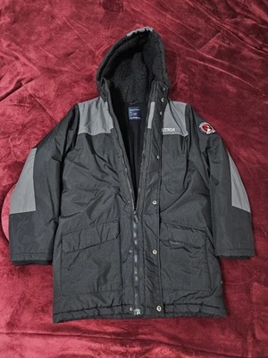 Jaqueta Parka Masculina NAUTICA Willow Snorkel Tamanho G 14/16 Zíper Completo Capuz Sherpa Inverno - Imagem 1 de 4