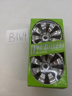 Axial Racing AX8009 Axial 8 Spoke 1/8th Monster Truck Wheel Chrome 17mm Hex RC - Image 1 of 3