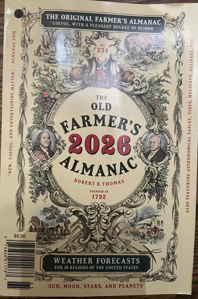 2026 Old Farmer's Almanac Trade Edition by Not Available (2025, Trade Paperback)