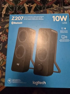 Logitech Z207 Bluetooth Computer Lautsprecher Schwarz - Bild 1 von 4