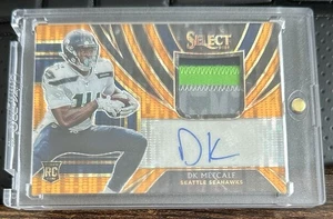 Panini Select DK Metcalf Rookie Patch 2019 automático RPA Orange Pulsar/23 Steelers - Imagen 1 de 2