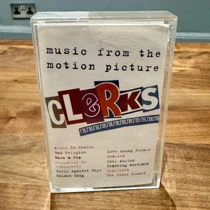 CLERKS Music From Motion Picture Soundtrack Cassette (1994) Kevin Smith - Picture 1 of 6